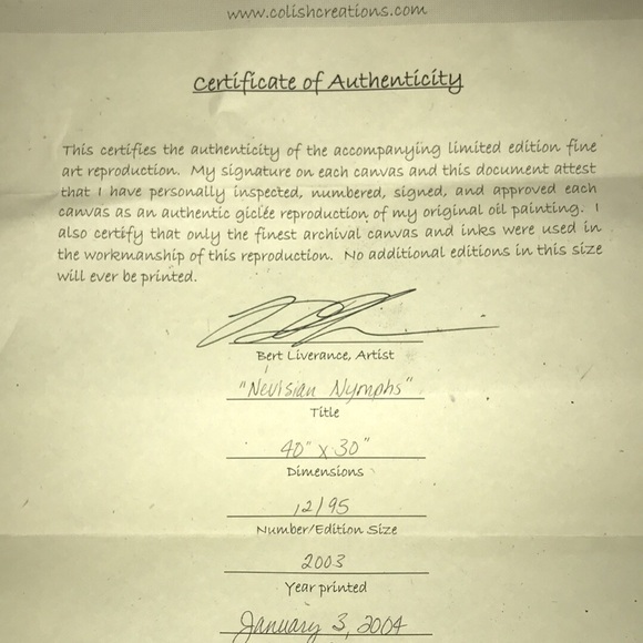 Limited Edition Bert Liverance Painting (1 of 20) - Picture 4 of 8